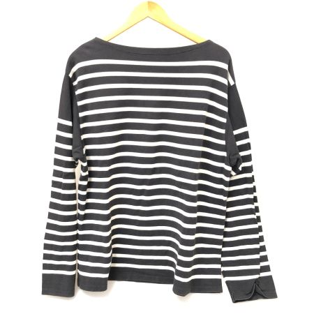  LENO カットソー バスクシャツ 0(M) 古着 H2201-CS001 ブラック