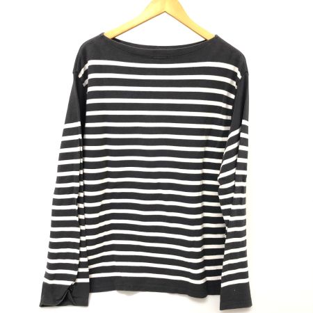  LENO カットソー バスクシャツ 0(M) 古着 H2201-CS001 ブラック