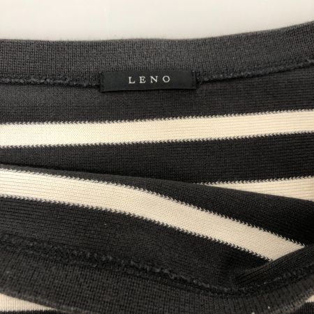  LENO カットソー バスクシャツ 0(M) 古着 H2201-CS001 ブラック