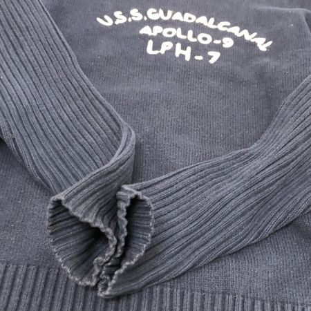  AVIREX アビレックス ニット セーター 40(L)  ネイビー