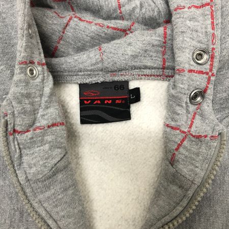  90s OLD VANS パーカー ジップパーカー SIZE L ブランド 中国製 古着 グレー