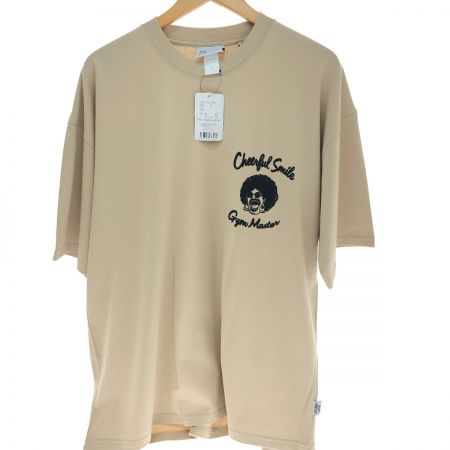  gym master ジムマスター Tシャツ Cheerful SmileビックTee SIZE L タグ付 G321708 ベージュ