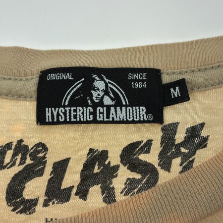  Hysteric Glamour ヒステリックグラマー Tシャツ SIZE M 古着 THE CLASH 02183CT10 ベージュ