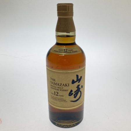 【北海道内限定発送】 YAMAZAKI 山崎/サントリー ウイスキー　山崎12年　シングルモルトジャパニーズウイスキー 未開栓