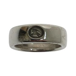 □□ BURBERRY バーバリー リング ホースロゴリング 約19号 SILVER925 シルバー Cランク