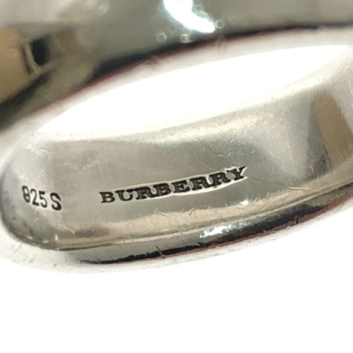 BURBERRY バーバリー リング ホースロゴリング 約19号 SILVER925
