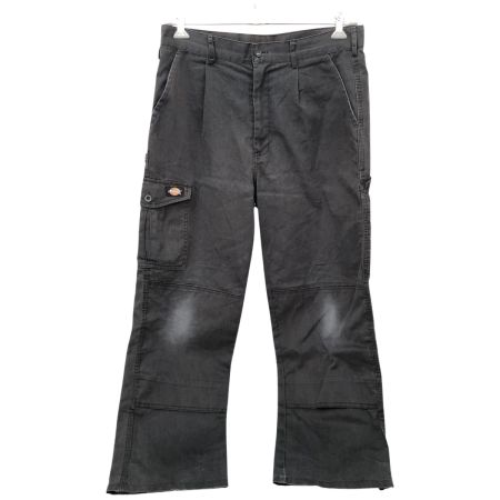  00s Dickies パンツ ダブルニーペインターワークパンツ FR42(L) 古着 ブラック