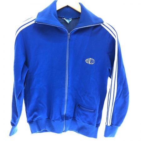  60s adidas 古着 ジャージ トラックジャケット VENTEX社製 ワールドマーク  ブルー