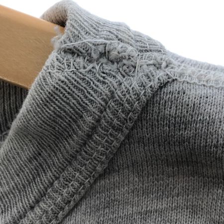  50s Unknown スウェット 貼り付け前Vガゼットスウェット SIZE 不明 古着 トレーナー グレー