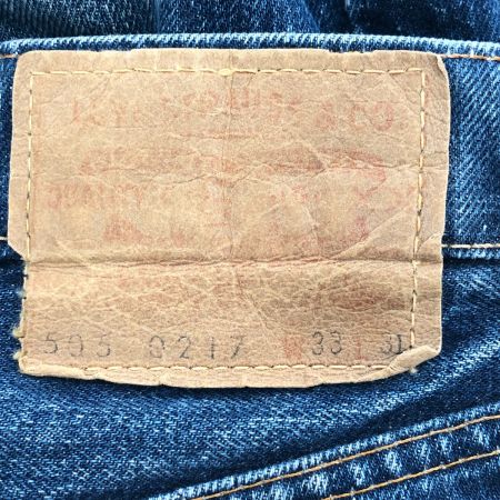  LEVI'S リーバイス 古着 ジーンズ 505 BigE 60~70s ボタン裏刻印5 42TALON チェーンステッチ SIZE W33×L31 インディゴ