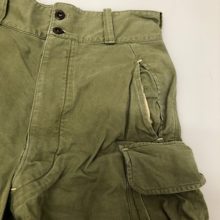  50s French Army ミリタリーパンツ　サイズ不明　古着 M４７前期 オリーブ