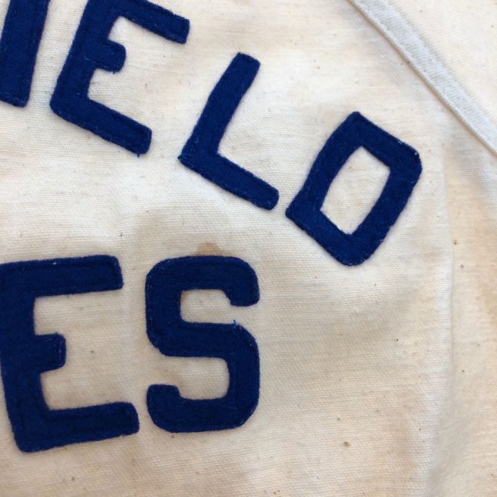 40~50s Willson シャツ ベースボールシャツ SIZE L 古着 アイボリー
