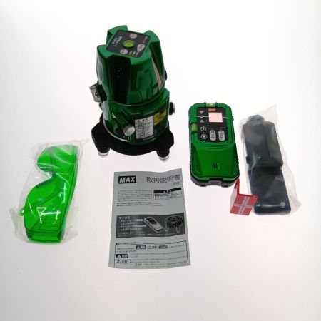  MAX マックス グリーンレーザー墨出器　三脚付き LA-501DG
