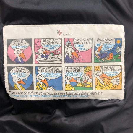  MONCLER モンクレール WOLLASTON ウォラストン ジップアップ ダウンジャケット 　LLサイズ I20911A00001 595ZZ ブラック