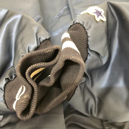  80s STARTER ジャケット スタジャン SIZE XL 古着 ネイビー