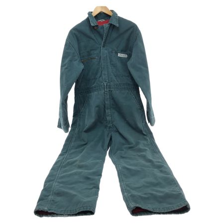  50~60s SNO KING パンツ オールインワン 42 フロントCONMARジッパー ポケット菱形TALON 古着 グリーン