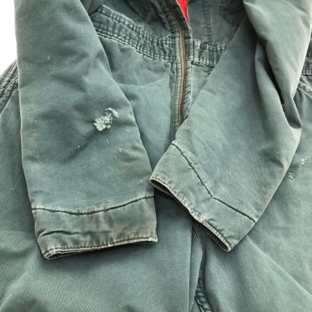  50~60s SNO KING パンツ オールインワン 42 フロントCONMARジッパー ポケット菱形TALON 古着 グリーン