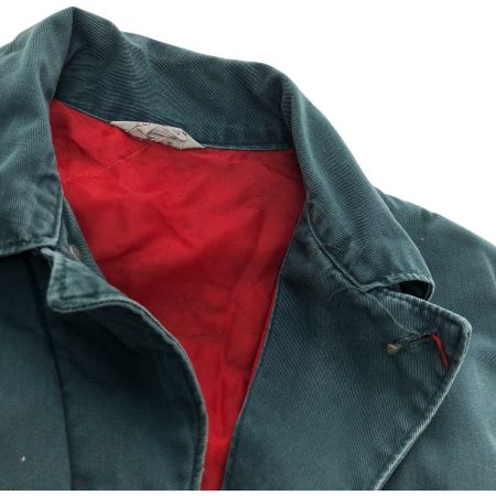  50~60s SNO KING パンツ オールインワン 42 フロントCONMARジッパー ポケット菱形TALON 古着 グリーン