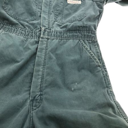  50~60s SNO KING パンツ オールインワン 42 フロントCONMARジッパー ポケット菱形TALON 古着 グリーン