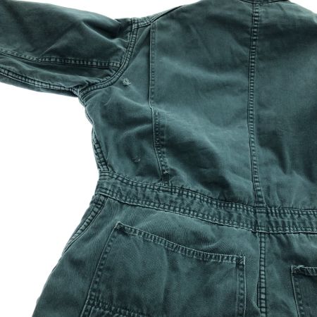  50~60s SNO KING パンツ オールインワン 42 フロントCONMARジッパー ポケット菱形TALON 古着 グリーン