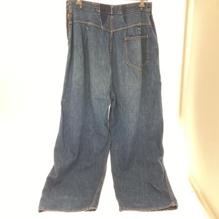  50s JCPenney(ERWIN) ジーンズ　片爪GRIPPERジッパー UFOリベット　サイズ不明 インディゴ 古着