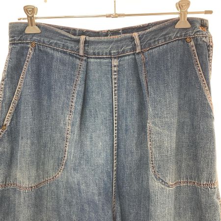  50s JCPenney(ERWIN) ジーンズ　片爪GRIPPERジッパー UFOリベット　サイズ不明 インディゴ 古着