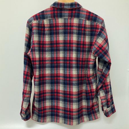  70s PENDLETON 長袖チェックシャツ　 USA製　Ｍサイズ レッド 古着