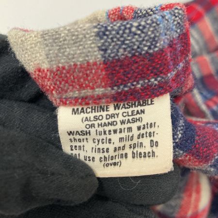 70s PENDLETON 長袖チェックシャツ　 USA製　Ｍサイズ レッド 古着