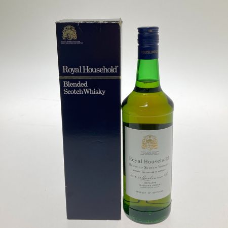   ロイヤルハウスホールド　ブレンテッドスコッチウイスキー 未開栓