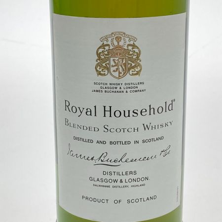   ロイヤルハウスホールド　ブレンテッドスコッチウイスキー 未開栓