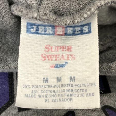  00s JERZEES パーカー プルオーバーパーカー 古着 SIZE M SUPER SWEATS グレー