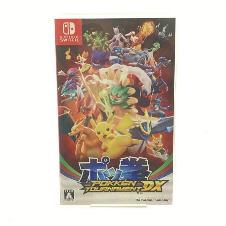   Switch ゲームソフト　ポッ拳　POKKEN TOURNAMENT DX