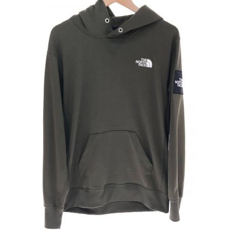  THE NORTH FACE ザノースフェイス パーカー スクエアロゴフーディ SIZE M  NT12141 オリーブ