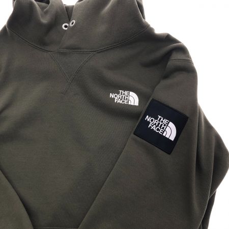  THE NORTH FACE ザノースフェイス パーカー スクエアロゴフーディ SIZE M  NT12141 オリーブ