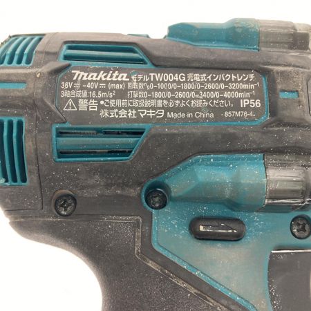  MAKITA マキタ 充電式インパクトレンチ　40V TW004G グリーン 本体のみ