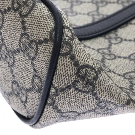  GUCCI グッチ 2WAYショルダーバッグ  トートバッグ GGスプリーム  PVCレザー  388929 ダークブラウン