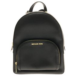 □□ MICHAEL KORS マイケルコース リュック JAYCEE ジェイシー ジップポケット バックパック 35S2G8TB2L ブラック Aランク