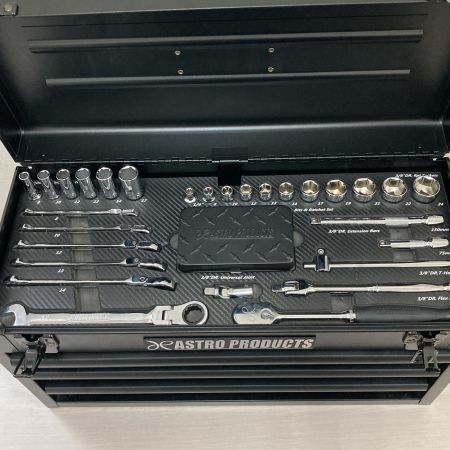  ASTRO PRODUCTS アストロプロダクツ ツールセット マットブラック ミリ 76点組 TS203 ブラック