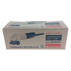 □□ MAKITA マキタ 100ｍｍディスクグラインダ GA4031 Sランク