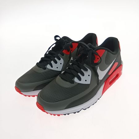 NIKE ナイキ エア マックス 90 ゴルフ メンズ ゴルフ シューズ  27cm CU-9978-010 ブラック×レッド