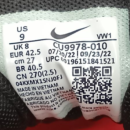  NIKE ナイキ エア マックス 90 ゴルフ メンズ ゴルフ シューズ  27cm CU-9978-010 ブラック×レッド