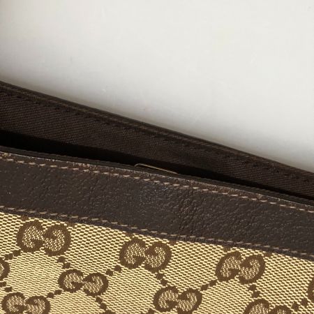  GUCCI グッチ トートバッグ  GGキャンバス アビー キャンバス×レザー 141472 ブラウン