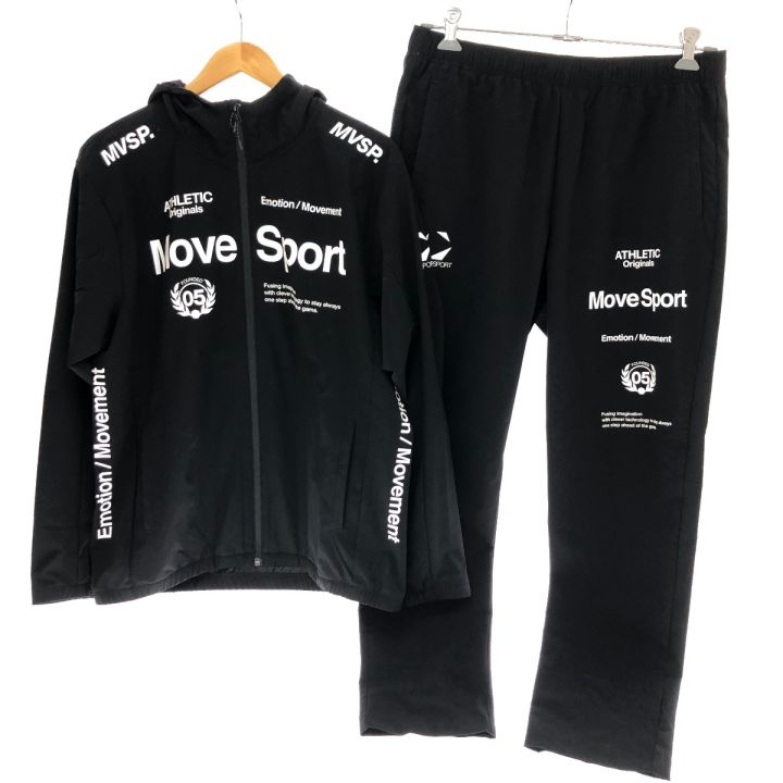 ☆新品・未使用☆Move Sport☆ジャージ 上下セット Oサイズ　ブラック MOVESPORT ムーブスポーツ デサント ジャージ メンズ 上下 ブランド