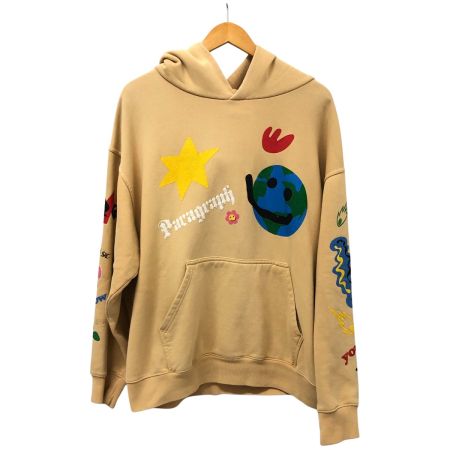  PARGRAPH パーカー プルオーバーパーカー FREEサイズ ベージュ