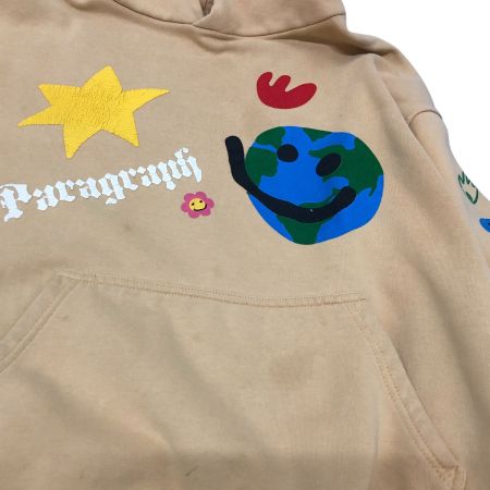  PARGRAPH パーカー プルオーバーパーカー FREEサイズ ベージュ