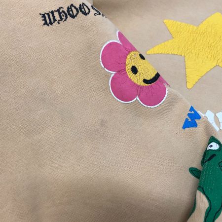  PARGRAPH パーカー プルオーバーパーカー FREEサイズ ベージュ