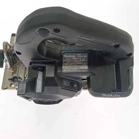  MAKITA マキタ 125ｍｍ充電式マルノコ　18Ｖ　 HS474DRGXB ブラック
