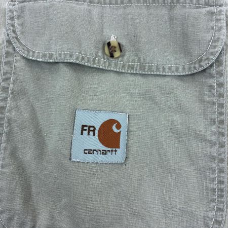  Carhartt カーハート シャツ 半袖ワークシャツ SIZE XL FRロゴ バングラデシュ製 ベージュ