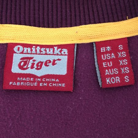  Onitsuka Tiger オニツカタイガー ジャージ トラックジャケット 古着 SIZE S OKJ056 ワインレッド