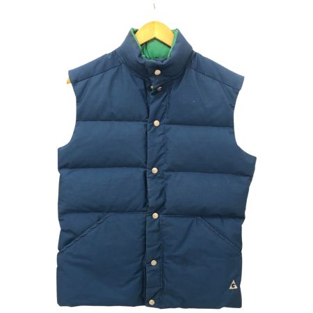  GERRY ジェリー ベスト リバーシブルダウンベスト SIZE M 古着 ブルー